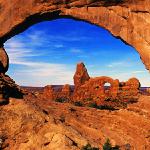 Turrett Arch Through North Window