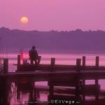 Fishing on White Rock Lake, Dallas